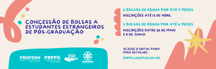 Edital 021/2025 - PRPPG/Unespar
