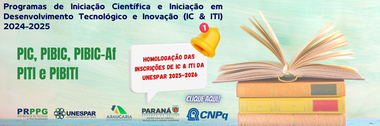 Edital 027/2025 - PRPPG/Unespar