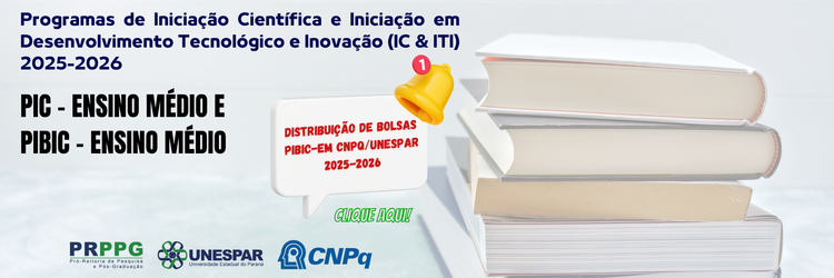 EDITAL 046/2025 - PRPPG/Unespar